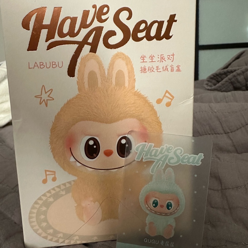 Have a seat Labubu. Ququ